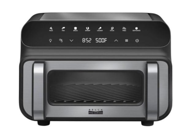 Bella Pro Series - 10.5-qt. 5-in-1 Indoor Grill and Air Fryer